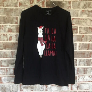 North Pole Trading Co. Christmas Llama Sleepwear Holiday T-shirt